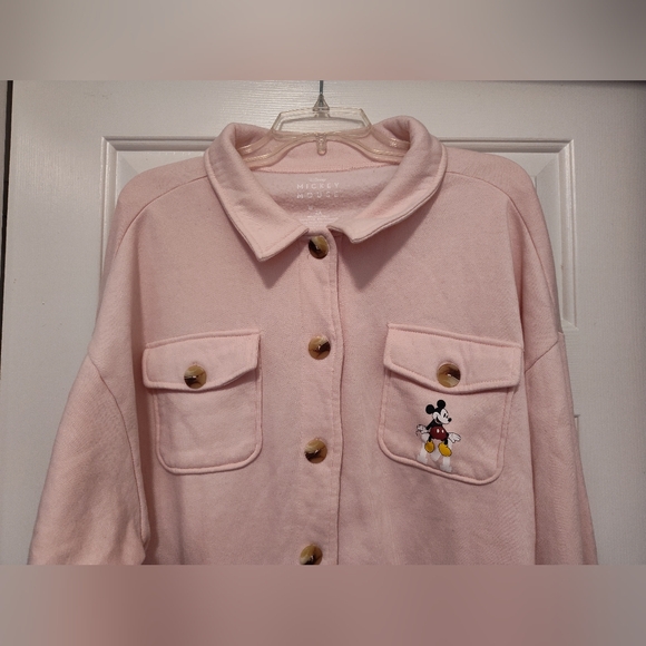 Disney's Mickey Mouse Pink Button-Up Jacket - Picture 2 of 11
